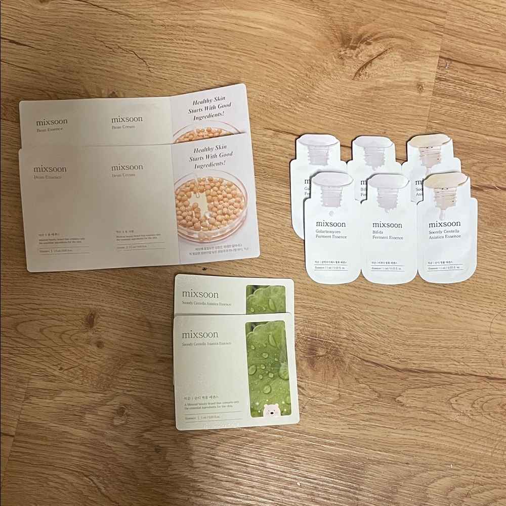 Mixsoon skincare sample 6 piece set NEW